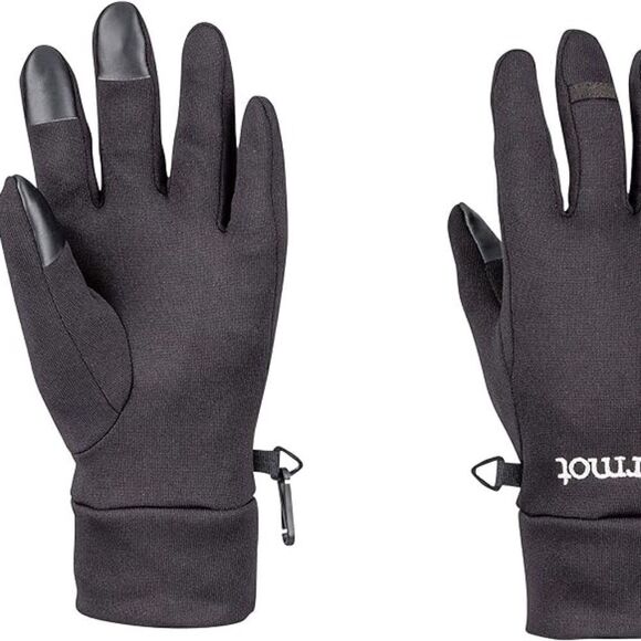 MARMOT Women's Power Stretch Connect Glove Black Large - Picture 1 of 5